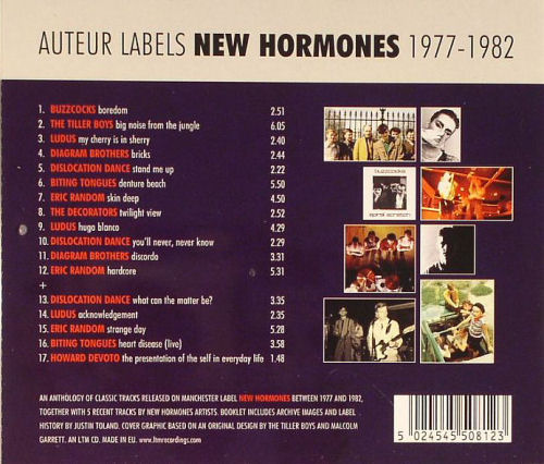 Auteur Labels - New Hormones : 1977-1982
