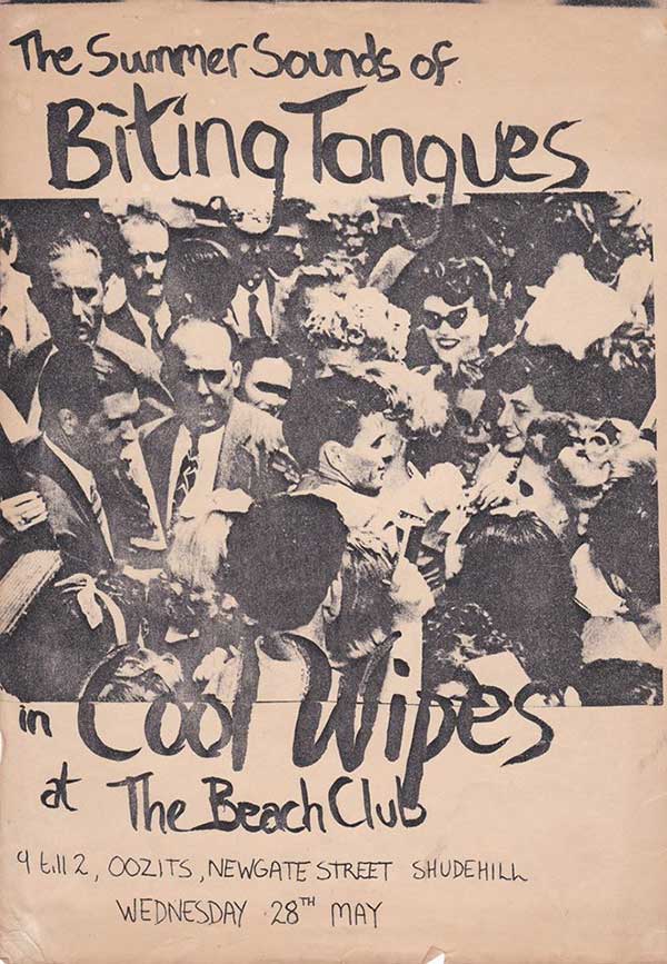 Biting Tongues / The Fall / John Hurst at The Beach Club, Oozits, Shudehill, Manchester