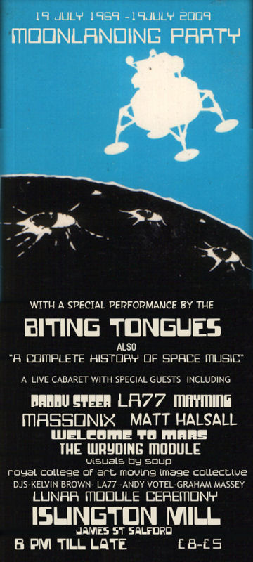 Biting Tongues, Moonlanding Party, Islington Mill, Salford